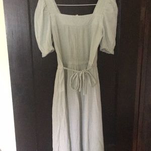 Square Neck MIDI Dress